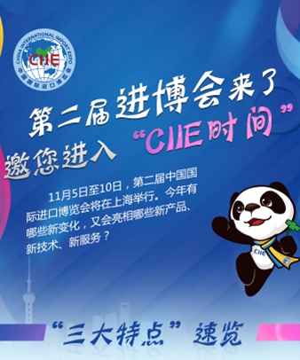 第二屆進(jìn)博會來了 邀您進(jìn)入“CIIE時間”